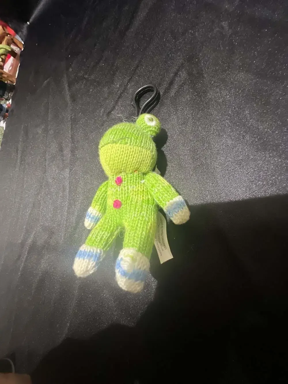 Midwest-CBK 2010 Knitted Green Frog Plush Keychain